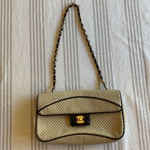 Chanel fabric vintage handbag